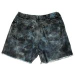 Wrangler Denim Jean Shorts Size 34" Cutoff Hand Painted Bleach Dyed Festival Photo 1