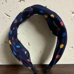 UnBranded Blue Top Knot Headband Hair Accessories Polkadots Fashion Statement Photo 0