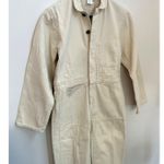 Caron Callahan NWT Fincher Small Ivory Cream Jumpsuit Utility Cotton Flightsuit Tan Photo 7