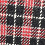VTG Haberdashery Plaid Womens Suit Red 12P Wool Blend Academia Tartan Plaid Photo 4
