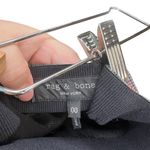 Rag and Bone  Simone‎ Check Pant Grey Multi Red Plaid Check Size 00 Photo 9