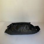 Retro Genuine Leather Fanny Pack – Black Photo 2