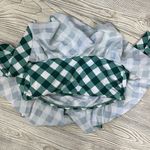 Altar'd State Altar’d State Swim Green Checked Bikini Top Photo 4