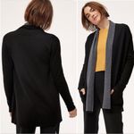 Babaton Aritzia  Beeckman Merino Wool Black Grey Cardigan Sweater Size XS Photo 1