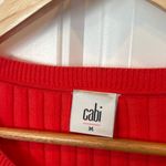 CAbi  Red/Orange Cardigan Size‎ Medium Photo 5