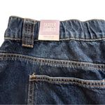 Wax Jean  Plus Woman Dark Wash Pockets Denim Jean Skater Shorts Size 3X NEW Photo 6