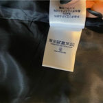 Lands' End  Women's Hopsack Blazer Size 14 deep navy padded shoulder Photo 7