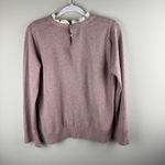 Vila Milano  Wool Blend Sweater Size XL‎ Lavender Pleated Ruffle Collar Cuffs Photo 11