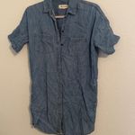 Madewell  Courier Chambray Denim Shirt Dress Photo 0