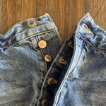 We The Free high waisted distressed raw edge hem denim shorts size 31 Photo 6