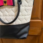 Betsey Johnson | Heart Quilted Shoulder Bag with Red Bow be mine Photo 8