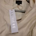 Urban Outfitters Lumiere Crop Cream Hoodie Small NWT Photo 4