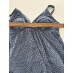 Nicole Miller  1 piece Swimsuit Size Small Blue Crochet Swimdress Festival Photo 14