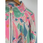 Lilly Pulitzer Out To Sea Skipper Popover Half Zip Sailboat Sweatshirt Small Photo 4