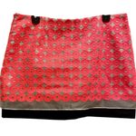 Diane Von Furstenberg Diane Von‎ Furstenberg - Neon Pink Circle Pattern Mini Skirt Size 10 Photo 0