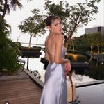 ZARA  dress wedding maxi slip midi satin effect baby blue party date coctail Photo 7