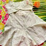 HYFVE Women’s Green Gingham Summer Romper Photo 0