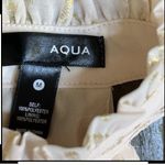 AQUA  Blush Pink Gold Metallic Halter Neck Party Dress Ruffle Hem Whimsical Photo 6