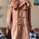 Cute Short Trench coat Brown Photo 0