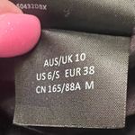 Bardot  Germaine Black &‎ White Lace V-Neck Fitted Waist Midi Dress Size 6 Photo 15