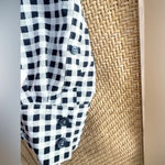 J.Crew  Gingham Plaid Long Sleeve Blouse Size Small Black White Pleated Office Photo 5