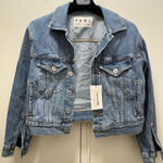 Proenza Schouler NWT  White Label Shrunken Denim Jacket large Photo 0