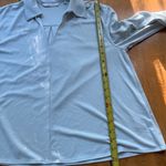 Rebecca Taylor ‎ Sand Washed Collared Shirt Blouse Light Sage Pullover, Size S Photo 10