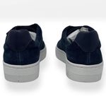 Sandro  PARIS Marine Blue Leather Suede E17 Amazing Sneakers Photo 3