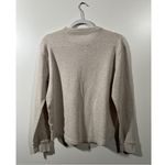 American Eagle AE Long Sleeve Thermal Shirt in Cream Size Medium Ladies Photo 1