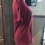Unlisted  Women's Maroon T-Shirt Size Medium Photo 2