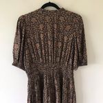 Treasure & Bond  Retro Floral Shirred Waist Midi Dress Photo 11