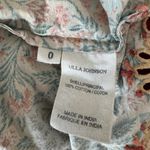 Ulla Johnson Cotton Eyelet Floral Elm Flutter Sleeve Top Photo 6