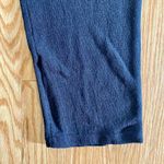 St. John  Basics Santana Knit Black Straight Leg Dress Pants Womens 4 FLAW Photo 6