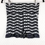 Free‎ People Movement Black White Good Karma Chevron Print Bike Shorts Size M Photo 1