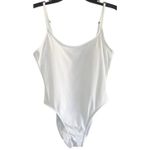 ANDIE NWT  The Laguna Ribbed ScoopBack OnePiece Swimsuit Removable Cup 2XLT White Photo 2
