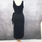 Reformation Jeans Womens Dress XL Kalia Wrap Stretchy Night Out City Chic Black Photo 3