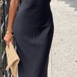 Showpo Strapless Backless Satin Maxi Dress Photo 1