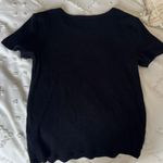 Hollister Holistic Ribbed Black Top Photo 3