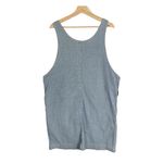 Vintage Looney Tunes 90s Sleeveless Pinstripe Denim Jean Dress Size Large Blue Photo 1