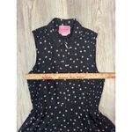 Kate Spade New York Black Daisy Dot Dress Sleeveless Shirt Dress Size 8 Photo 4