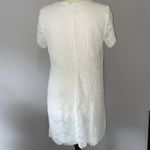 Lulus Lulu’s Take Me to Brunch Dress M Womens Lace Shift Scalloped Round Neck Photo 3