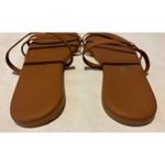 Tkees EUC Emma Leather Strappy Slide Sandals, Heat Wave Tan, Sz. 8 Photo 5