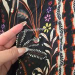 Farm Rio  Classic Garden Black Mirror Trim Blouse Photo 5