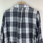 Sam Edelman 3for$30π Plaid High-Low Split Back Button Down Top XS Photo 11