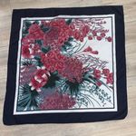 Overseas Advantage vtg floral print square Neck scarf Pink Photo 0