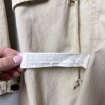 Bershka Cream Utility Trench Coat Jacket Arm Patches Womens US Size XS Photo 10