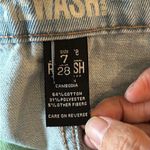 REWASH  Womens Jean Skirt 28 Light Wash Mini Denim Utility Y2K Zip Fly Photo 4