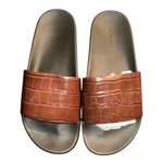 - All Saints Brown Slide Leather
Slides(Size 39) Photo 1