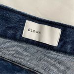 BLDWN Jeans Size 24 Vintage Straight Enigma Two‎ Toned Denim Blue Photo 2