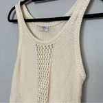 Wallace Cream White Sleeveless Knit Eyelet Sweater Vest Size XS Photo 4